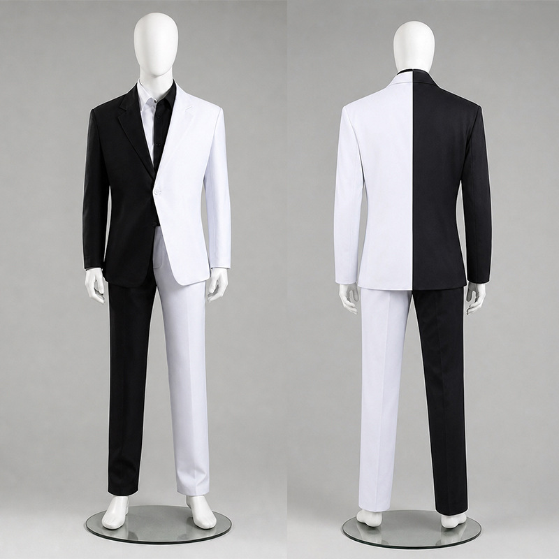 Anime Cosplay Face - Two-Face‌ Harvey Dent Cosplay Costumes Anime