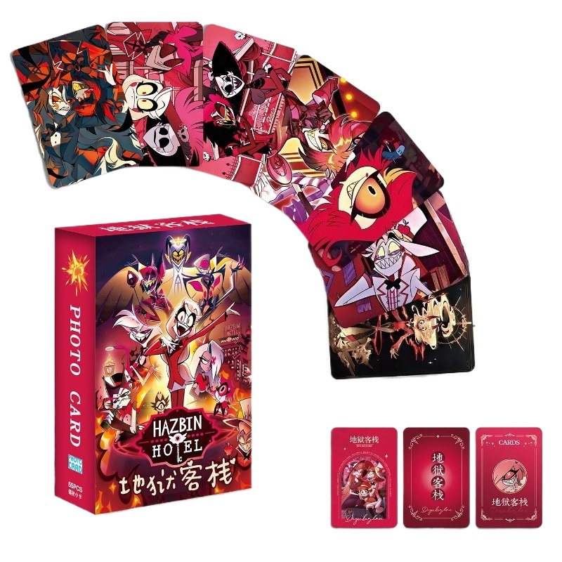 Anime Cosplay Photo - 55Pcs Hazbin Hotel 3 Inch Round