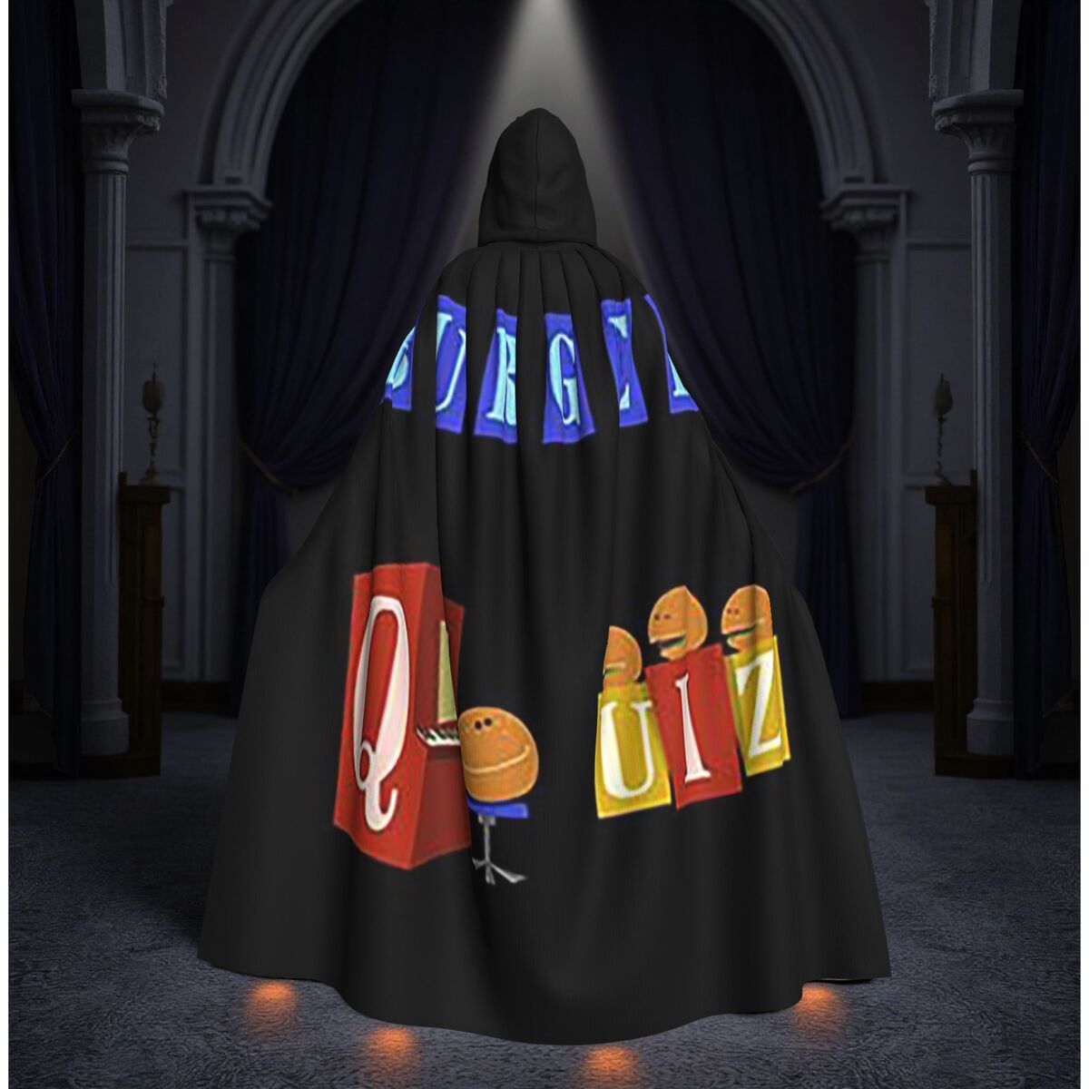 Burger Quiz New Logo Long Hood - Anime Cosplay Quiz recension och pris