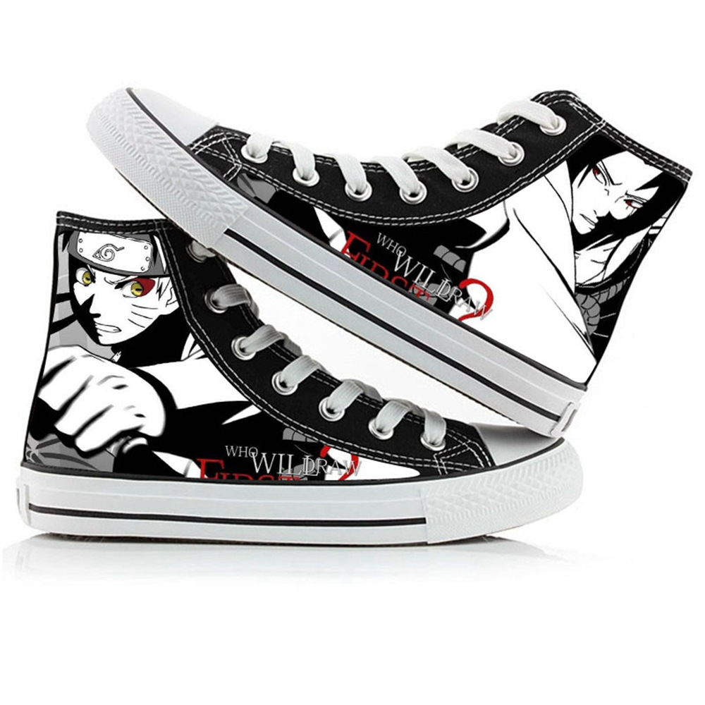 Naruto Uzumaki High-Top Canvas - Anime Cosplay Girl Ideas recension och pris