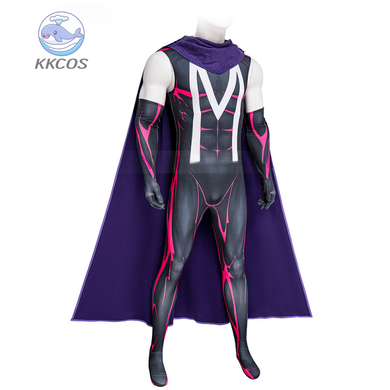 Magneto Cosplay Costume Jumpsu - Anime Cosplay Bodysuit recension och pris