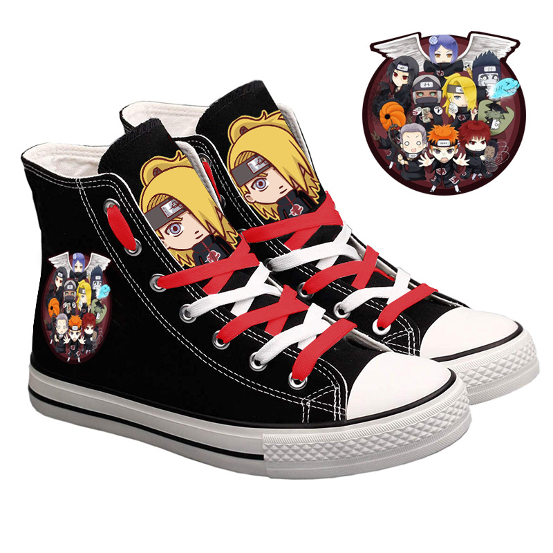 Naruto Uzumaki High-Top Canvas - Anime Cosplay Girl Ideas recension och pris