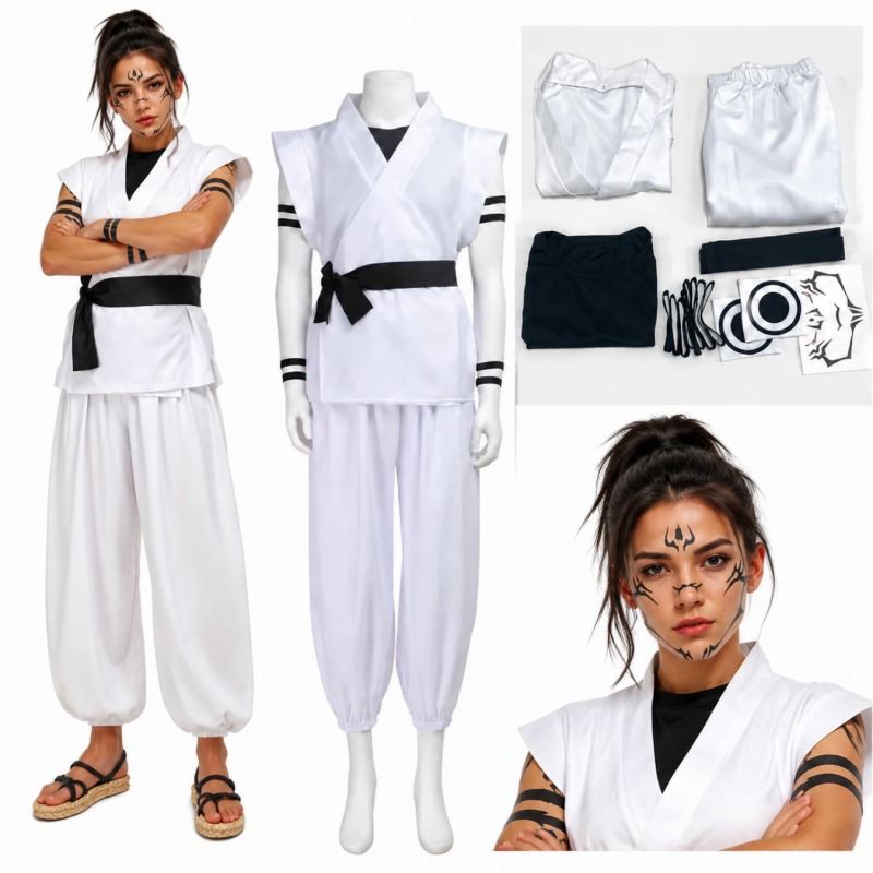 Ryomen Sukuna Cosplay Costume  - Jujutsu Kaisen Uniform recension och pris