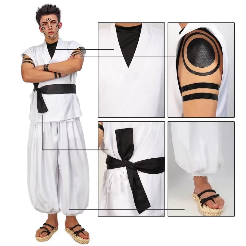 Ryomen Sukuna Cosplay Costume  - Jujutsu Kaisen Uniform recension och pris