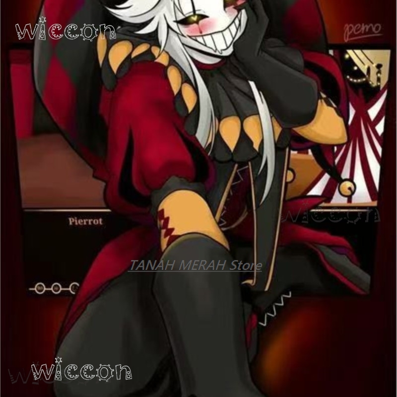Halloween Pierrot The Freak Ci - Anime Cosplay Face recension och pris