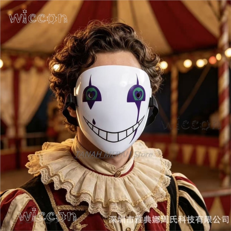 Halloween Pierrot The Freak Ci - Anime Cosplay Face recension och pris