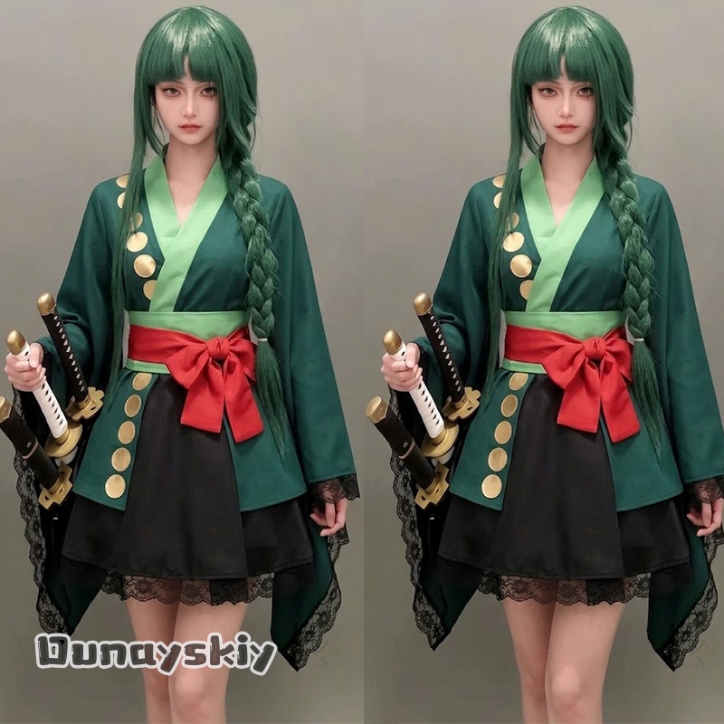 Anime Roronoa Zoro Cosplay Cos - Anime Zoro Cosplay Female recension och pris