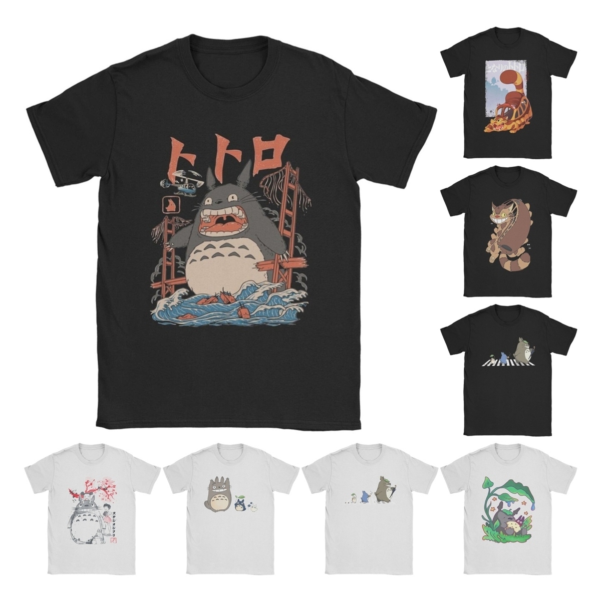 Totoro-Miyazaki Anime Men T Sh - Anime Cosplay Ideas Male recension och pris