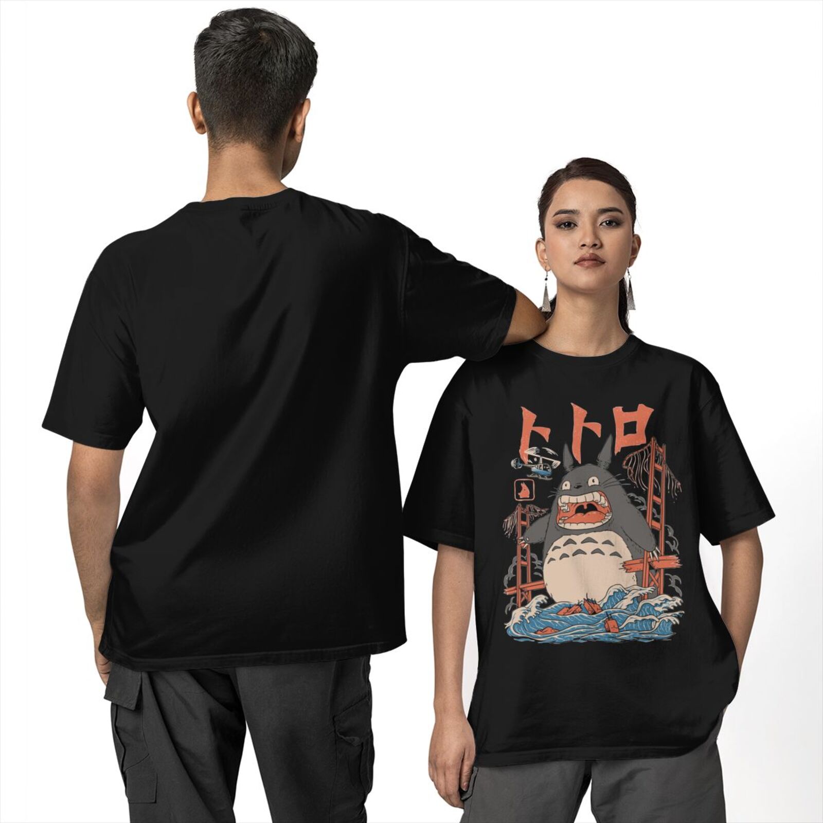 Totoro-Miyazaki Anime Men T Sh - Anime Cosplay Ideas Male recension och pris