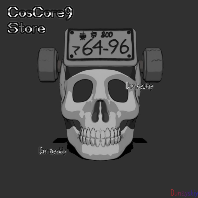Dorohedoro Ebisu Skull Mask Co - Anime Cosplay Face recension och pris