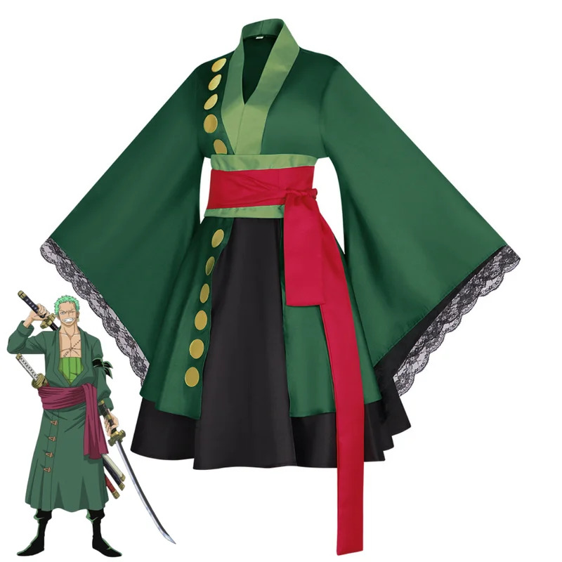 2025 aaa Anime Roronoa Zoro Co - Anime Zoro Cosplay Female recension och pris