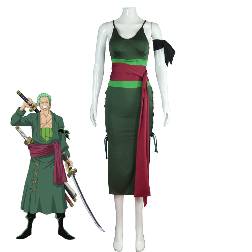 Anime Roronoa Zoro Cosplay Cos - Anime Zoro Cosplay Female recension och pris
