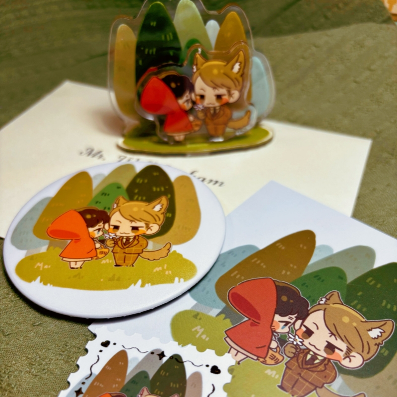 New In Stock Acrylic Keychain  - Anime Cosplay Photo recension och pris