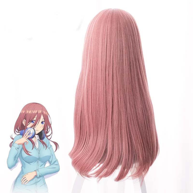 Dark Pink 50cm Heat Resistant  - Quintuplets Anime Cosplay recension och pris
